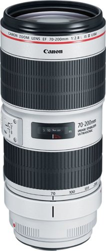 EF70-200mm F2.8L IS III USM Optical Telephoto Zoom Lens for Canon EOS DSLR Cameras - White