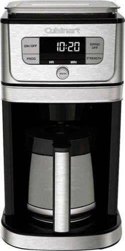Cuisinart - Burr Grind & Brew 12-Cup Coffee Maker - Black/Stainless
