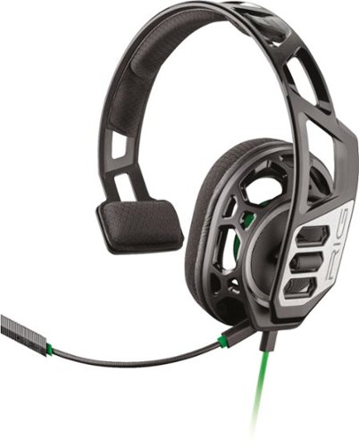 Plantronics - RIG 100HX Wired Mono Gaming Headset for Xbox One - Black-Front_Standard 