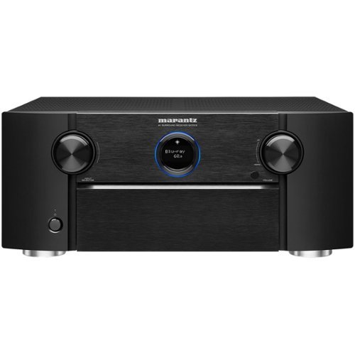Marantz - SR 9.2-Ch. Bluetooth Capable With HEOS 4K Ultra HD HDR Compatible A/V Home Theater Receiver - Black-Front_Standard 
