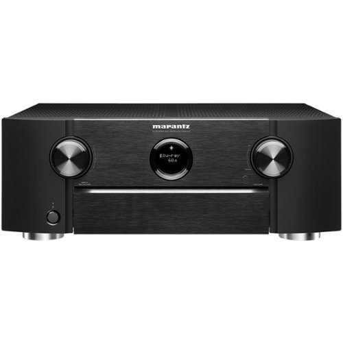 Marantz - SR 9.2-Ch. Bluetooth Capable With HEOS 4K Ultra HD HDR Compatible A/V Home Theater Receiver - Black-Front_Standard 