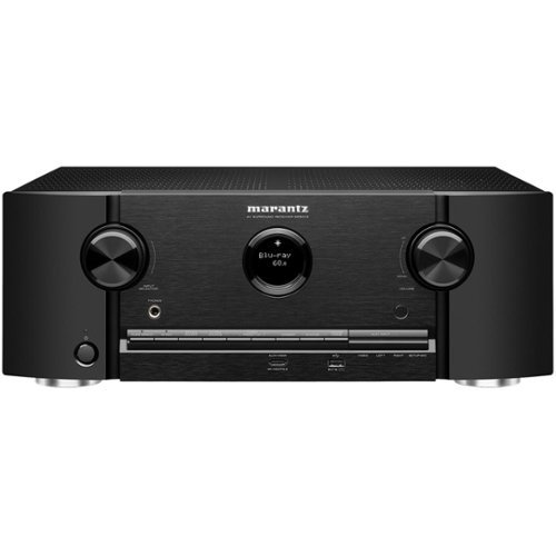 Marantz - SR 7.2-Ch. Bluetooth Capable With HEOS 4K Ultra HD HDR Compatible A/V Home Theater Receiver - Black-Front_Standard
