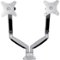 Diamond Ergo - Pro Series Interactive Dual Monitor Desk Mount - Black/Silver-Front_Standard