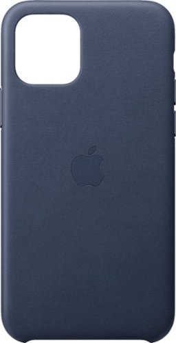 UPC 190199269590 product image for Apple - iPhone 11 Pro Leather Case - Midnight Blue | upcitemdb.com