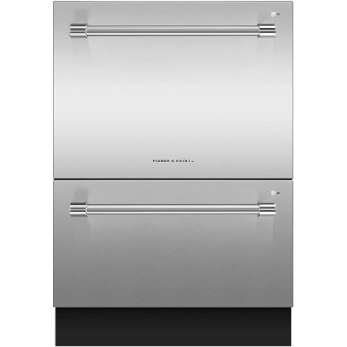 "Fisher & Paykel - 24"" Front Control Built-In Dishwasher - Stainless Steel"