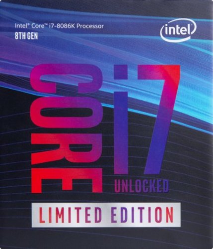  Intel - Core i7-8086K Coffee Lake Six-Core 4.0 GHz Socket LGA 1151 Desktop Processor