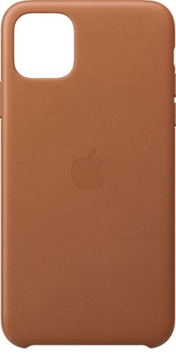  Apple - iPhone 11 Pro Max Leather Case - Saddle Brown