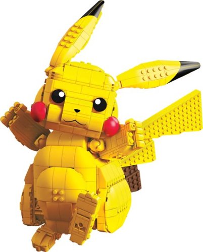  Mega Construx - Pokemon Jumbo Pikachu Building Set - Multicolor