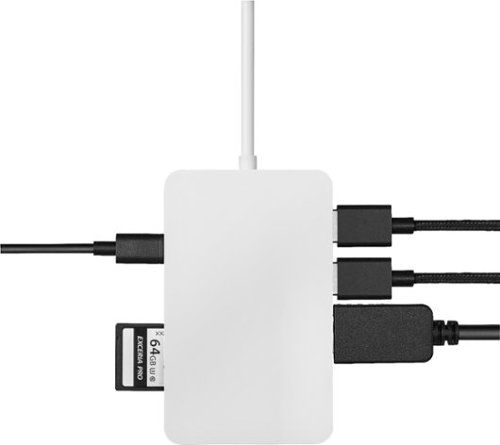 Insignia™ 7-Port Type-C Hub with Gigabit Ethernet Adapter - White HOW TO BUY