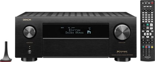  Denon - AVR-X4500H Receiver - 8 HDMI In /3 Out, 9.2 Channel 125 W/Ch | Dolby Surround Sound, Music Streaming + HEOS - Black