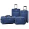 American Tourister - 21"/25" Luggage Set (4-Piece) - Navy-Front_Standard