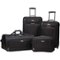 American Tourister - Fieldbrook XLT Luggage Set (4-Piece) - Black-Front_Standard