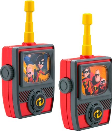  Disney Pixar - 2-Way Radios (Pair) - Yellow/Red/Gray