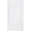 Front. GE - 17.3 Cu. Ft. Frost-Free Upright Freezer - White.