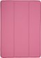 Dynex™ - Folio Case Protective Case for Apple® 9.7" iPad® 5th gen. and 6th gen. - Pink/Clear-Front_Standard 