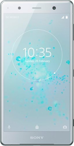 Sony - XPERIA XZ2 Premium with 64GB Memory Cell Phone (Unlocked) - Chrome Silver-Front_Standard 