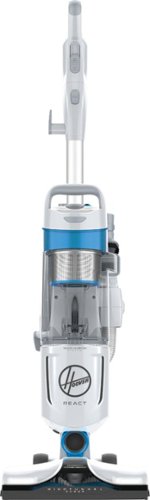 Hoover - REACT Upright Vacuum - White-Front_Standard 