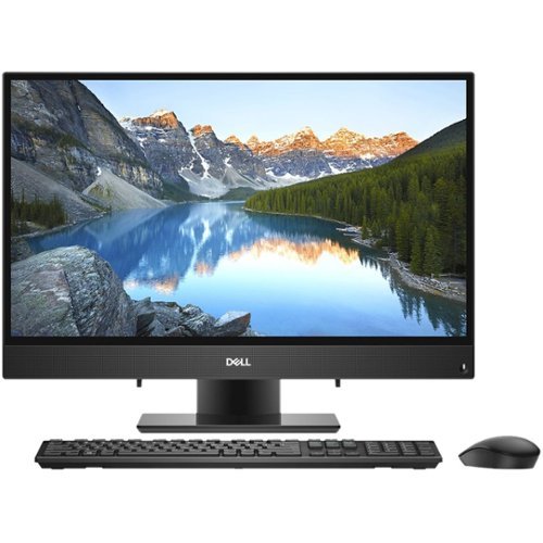 Dell - Inspiron 23.8" Touch-Screen All-In-One - AMD A9-Series - 8GB Memory - 1TB Hard Drive - Black-Front_Standard 