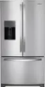 Front. Whirlpool - 26.8 Cu. Ft. French Door Refrigerator - Stainless Steel.