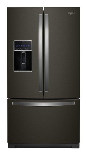 Whirlpool - 26.8 Cu. Ft. French Door Refrigerator - Black Stainless Steel