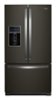 Whirlpool - 26.8 Cu. Ft. French Door Refrigerator - Black Stainless Steel-Front_Standard