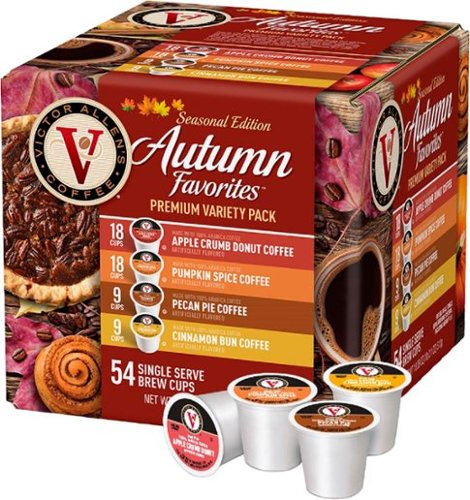  Victor Allen's - Seasonal Edition Autumn Favorites Premium Variety Pack Coffee Pods (54-Pack)