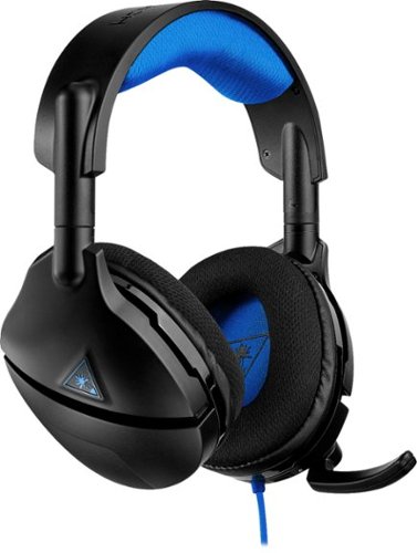  Turtle Beach - Stealth 300 Wired Amplified Stereo Gaming Headset for PlayStation 4 - Black/Blue