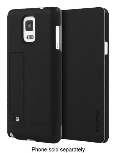Incipio - Lancaster Case for Samsung Galaxy Note 4 Cell Phones - Black-Front_Standard 