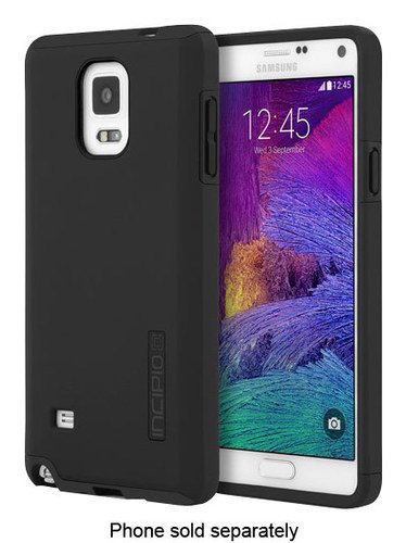  Incipio - DualPro Case for Samsung Galaxy Note 4 Cell Phones - Black