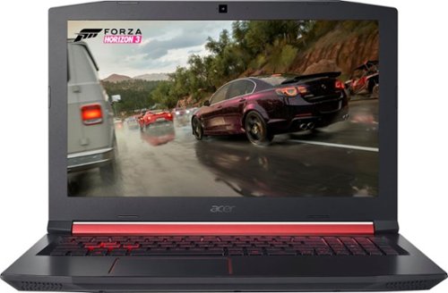 Acer - 15.6" Gaming Laptop - Intel Core i7 - 8GB Memory - NVIDIA GeForce GTX 1050 Ti - 1TB Hard Drive - Black-Front_Standard