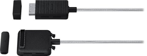 Samsung - Invisible Connection 49' Fiber-Optic Cable - White-Front_Standard 