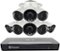 Swann - 16-Channel, 8-Camera Indoor/Outdoor Wired 4K UHD 2TB NVR Surveillance System - Black/White-Front_Standard