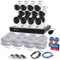 Swann - 16-Channel, 16-Camera Indoor/Outdoor Wired 4K UHD 2TB NVR Surveillance System - Black/White-Front_Standard
