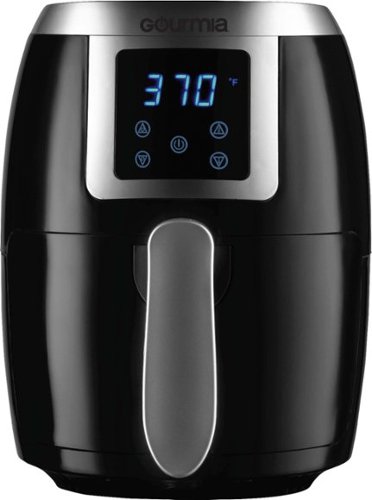 Gourmia - 2.2 qt. Digital Air Fryer - Black-Front_Standard 
