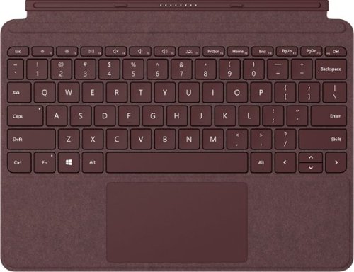 Microsoft - Surface Go Signature Type Cover - Burgundy