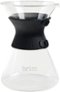 Brim - 6-Cup Pour Over Coffee Maker Kit - Clear/Black-Angle_Standard