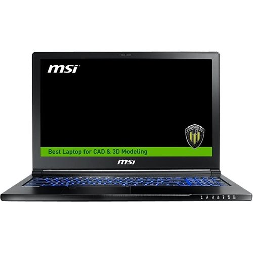 MSI - 15.6" Gaming Laptop - Intel Core i7 - 32GB Memory - NVIDIA Quadro P3200 - 2TB Hard Drive + 512GB Solid State Drive - Aluminum Black-Front_Standard 