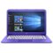 HP - Stream 14" Laptop - Intel Celeron - 4GB Memory - 32GB eMMC Flash Memory - Textured Linear Grooves In Infinity Purple-Front_Standard