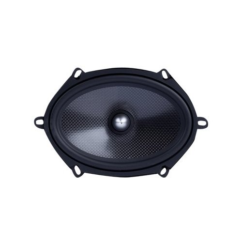 Memphis Car Audio - MClass 5" x 7" 2-Way Car Speaker with Carbon Fiber Cones - Black