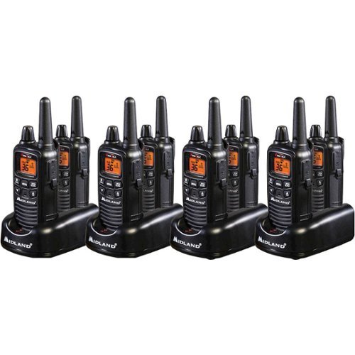 Midland - Business 30-Mile, 36-Channel FRS 2-Way Radios (8-Pack)