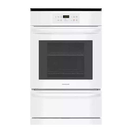 Frigidaire - 24" Built-In Single Gas Wall Oven - White