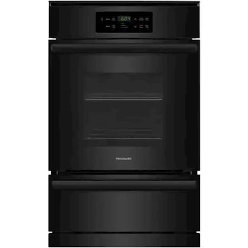 Frigidaire - 24" Built-In Single Gas Wall Oven - Black