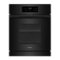 Frigidaire - 24" Built-In Single Electric Wall Oven - Black-Front_Standard