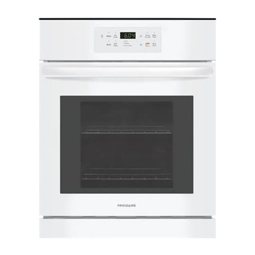 Frigidaire - 24" Built-In Single Electric Wall Oven - White