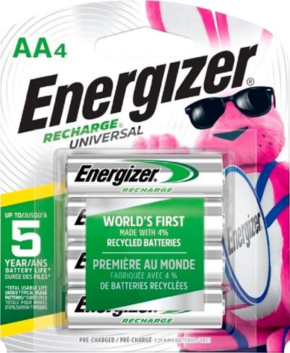  Energizer - Recharge Universal Rechargeable AA Batteries (4-Pack)