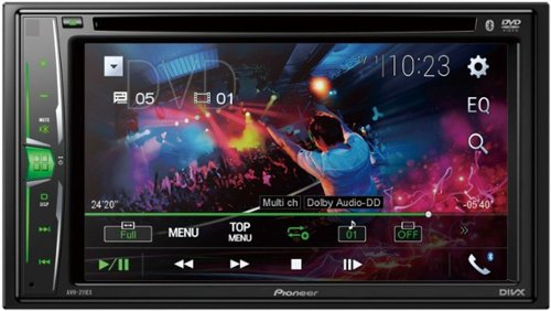 Pioneer 6.2 - Built-in Bluetooth - In-Dash CD/DVD/DM Receiver - Black WORLDWIDE DELIVERY