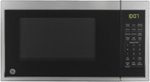 GE - 0.9 Cu. Ft. Microwave - Stainless Steel – Scan-to-Cook Technology – Amazon Alexa Compatible - Stainless steel - Front_Standard