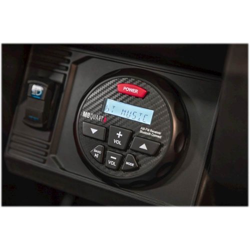 MB Quart In-Dash Digital Media Receiver - Built-in Bluetooth - Black GLOBAL SHIPPING