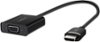 Belkin - HDMI to VGA Adapter with Micro-USB Power and Audio Support - Black-Front_Standard