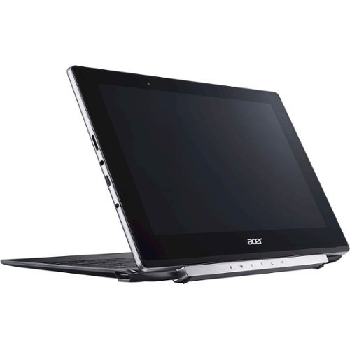 Acer - Switch V 10 2-in-1 10.1" Touch-Screen Laptop - Intel Atom x5 - 4GB Memory - 64GB eMMC Flash Memory - Shale Black-Front_Standard 